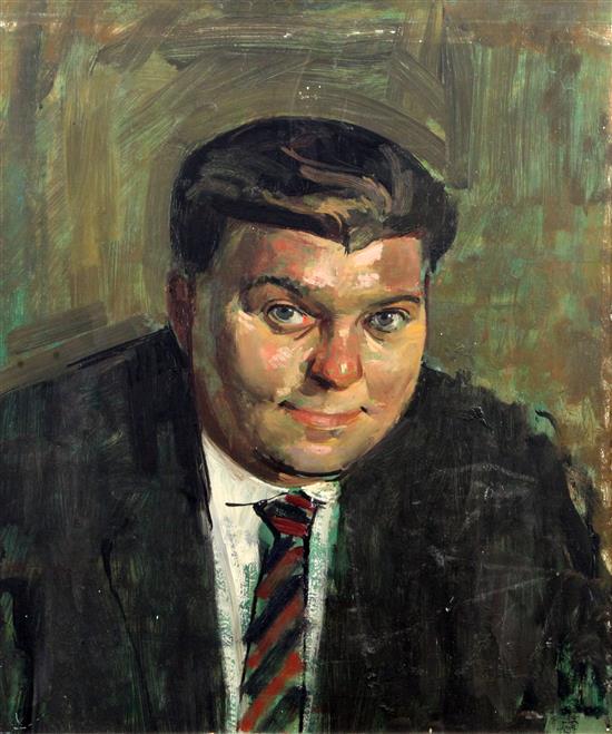 Ruskin Spear (1911-1990) Portrait of Derek Cliffe 24 x 20in.